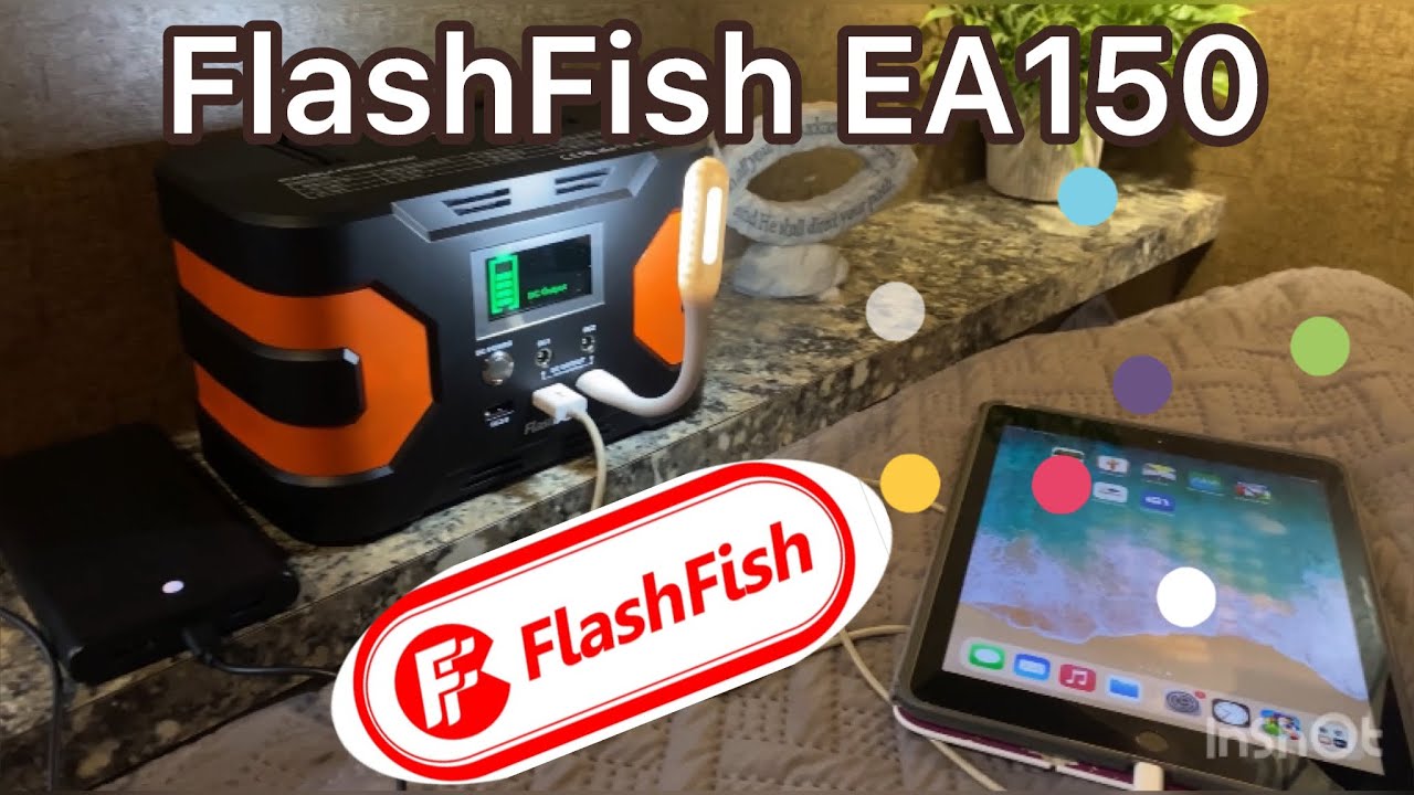FlashFish EA150 Portable Power Station - Unboxing & Review #FlashFish