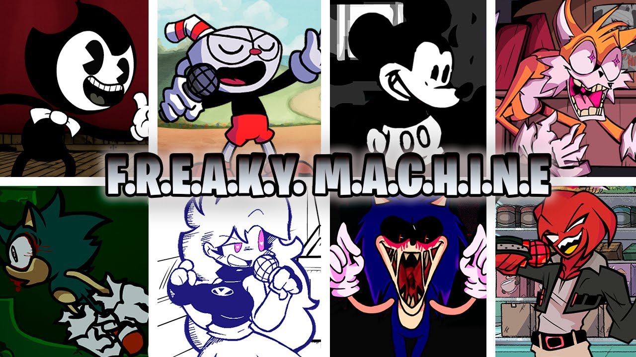 Freaky Machine but Every Turn a Different Character Sings / FNF Freaky Machine but Everyone Sings It