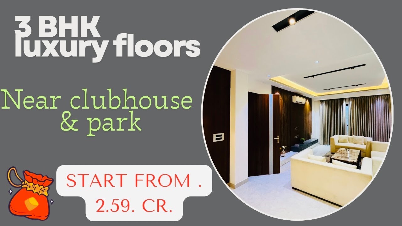 Vedanta 3 BHK with basement luxury floors | bptp astair garden sector 70A | 2 side open