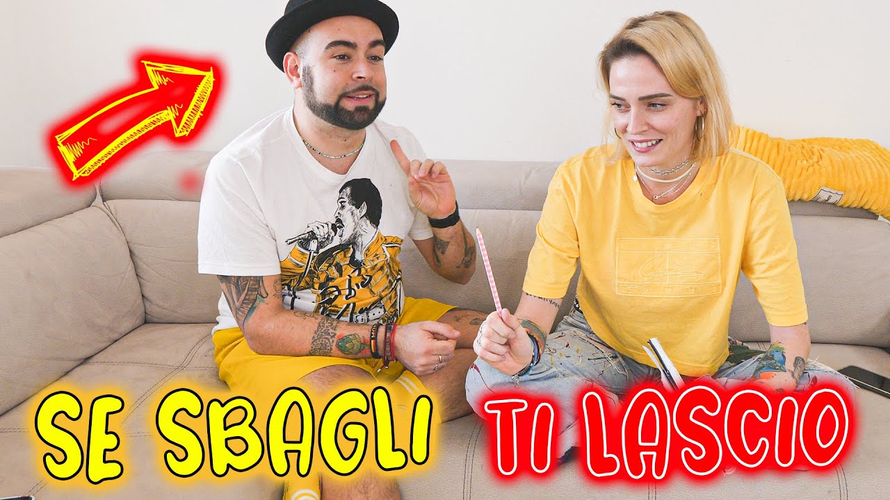 SE SBAGLI... TI LASCIO!  😮 BOYFRIEND TAG. ❤️