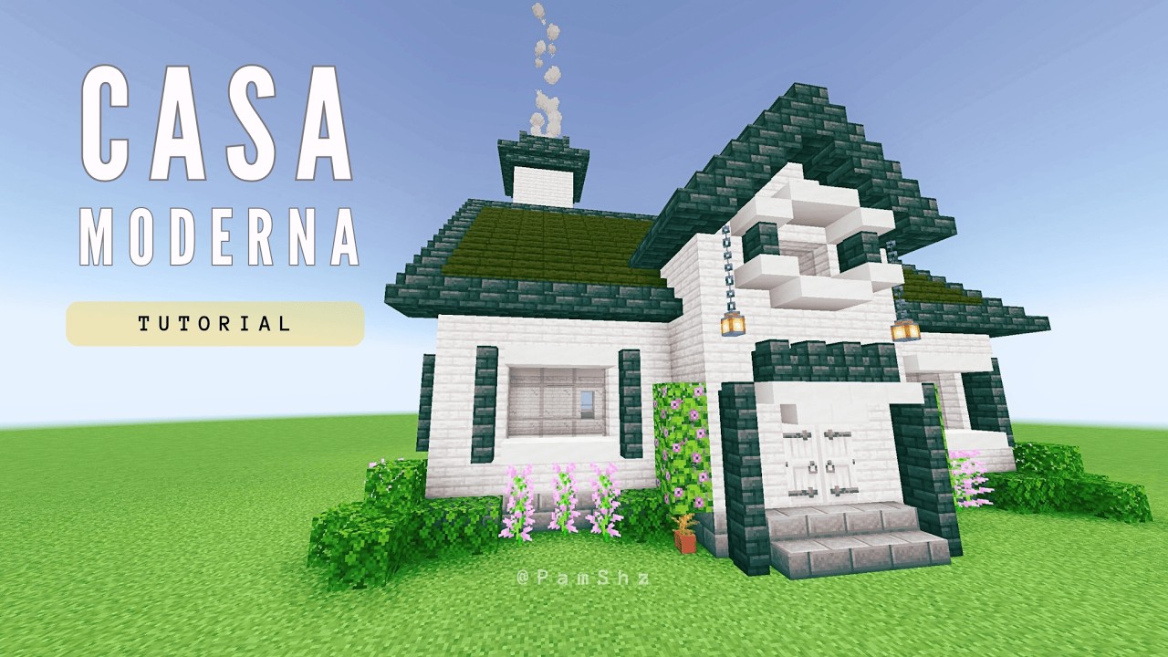 CASA MODERNA en Minecraft | Tutorial de construcción #1