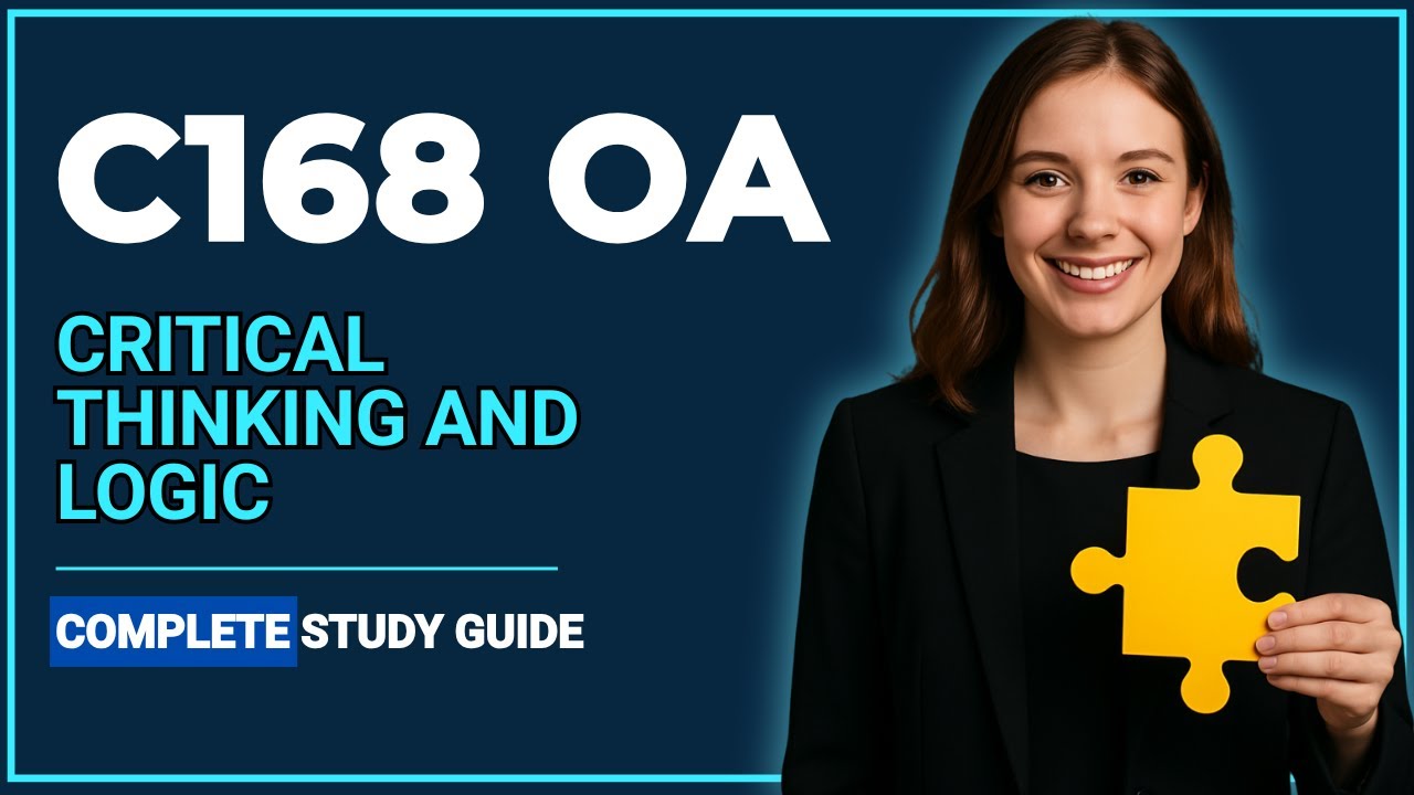 Ultimate WGU C168  OA Crash Course &ndash; Pass in Days!