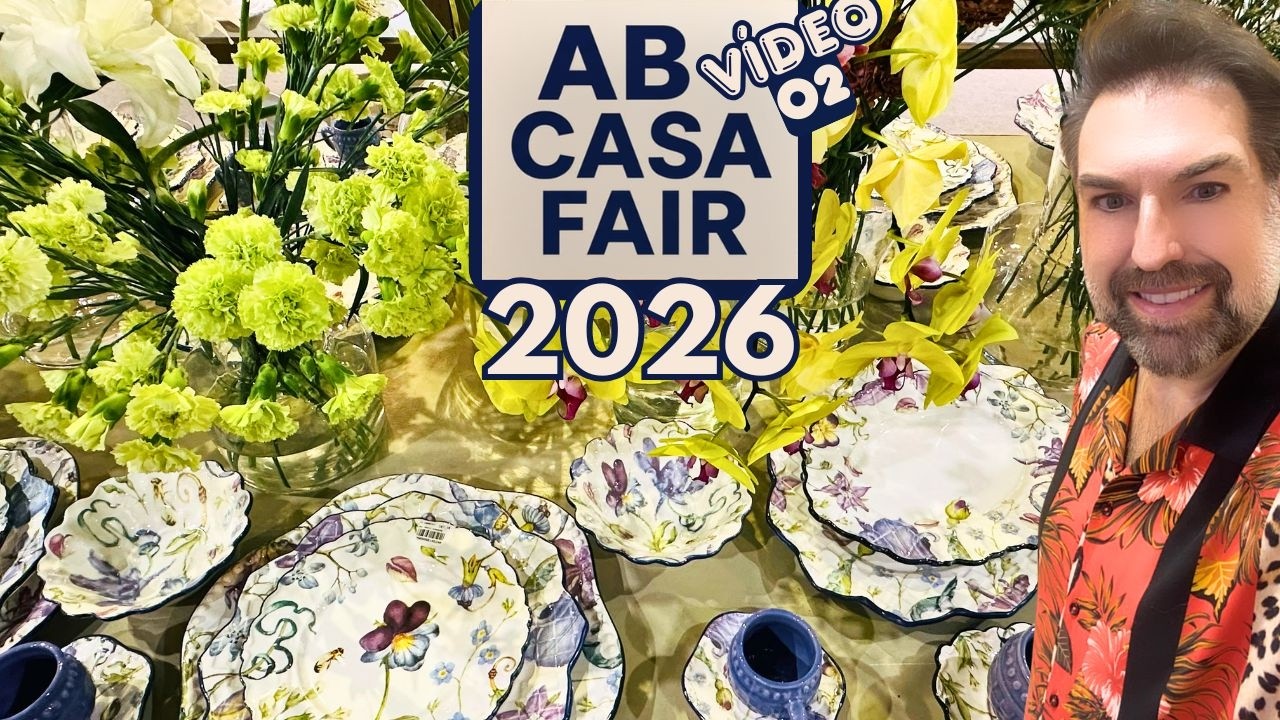 ABCasa Fair 2026 1ªEdição Vídeo 2: Cristais e Porcelanas Luxo
