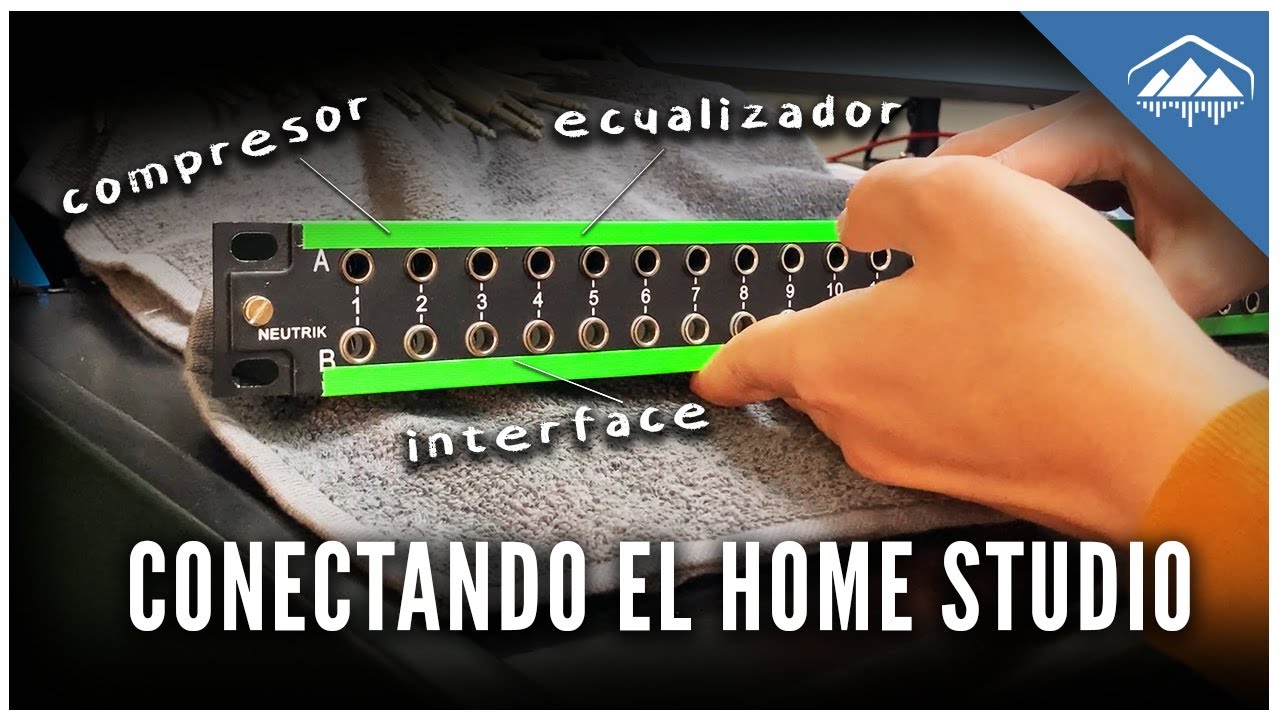 Cómo CONECTAR EQUIPO ANALÓGICO a INTERFACE de AUDIO utilizando un PATCHBAY