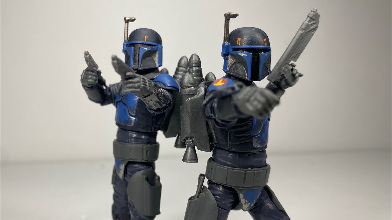 Star Wars TVC Mandalorian Death Watch Airborne Trooper Clone Wars action figure review! (2022)