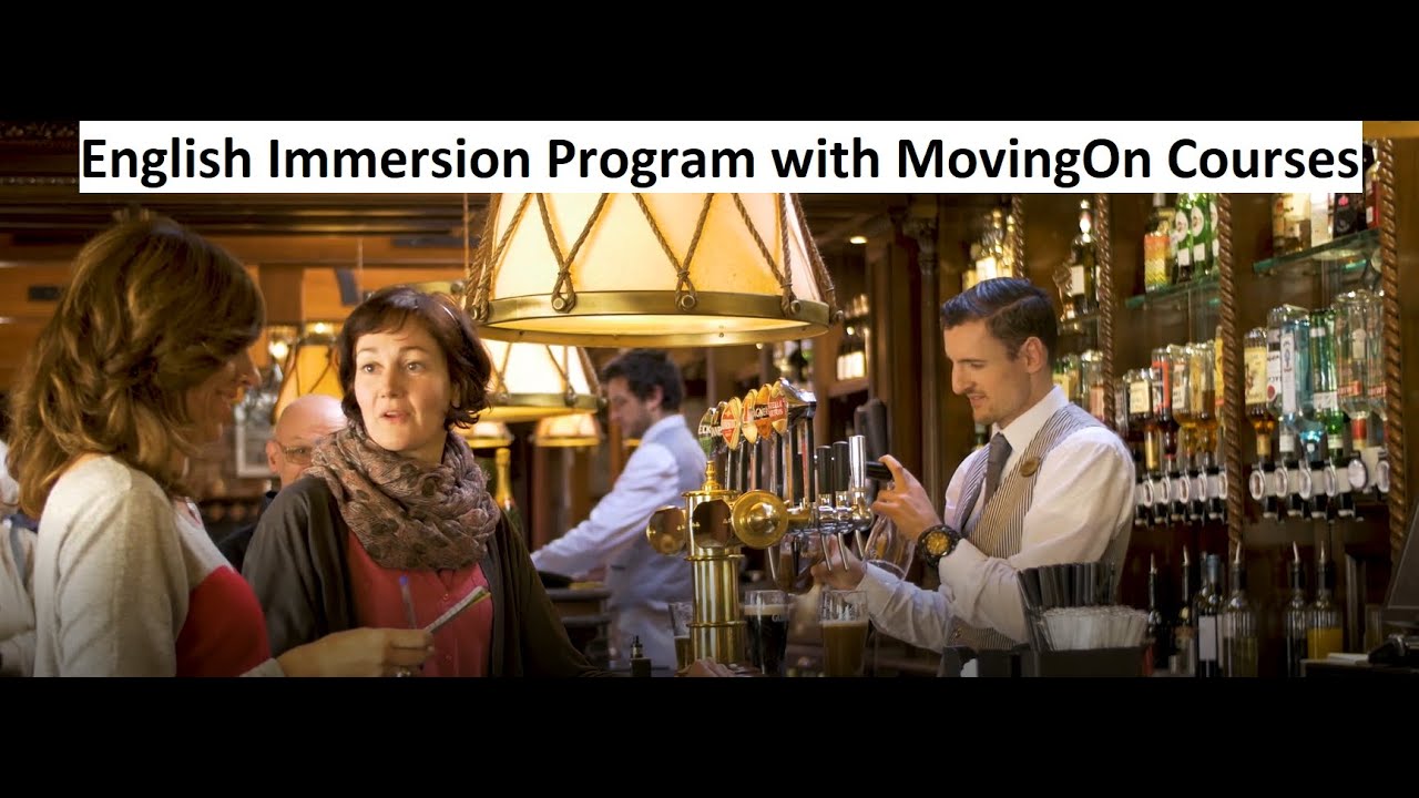 English Immersion program with MovingOn Courses. More English than an Intensive course.