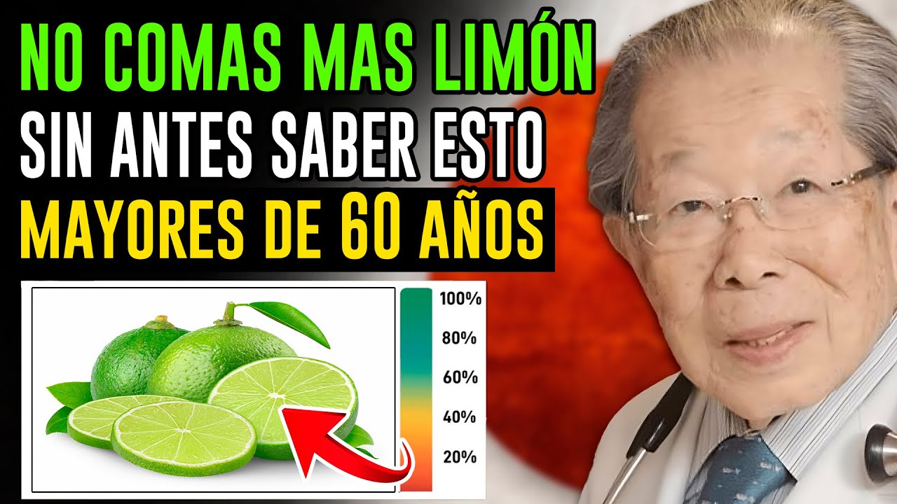 El médico más antiguo de Japón: Nunca mezcles el limón con estos 3 alimentos si tienes más de 60
