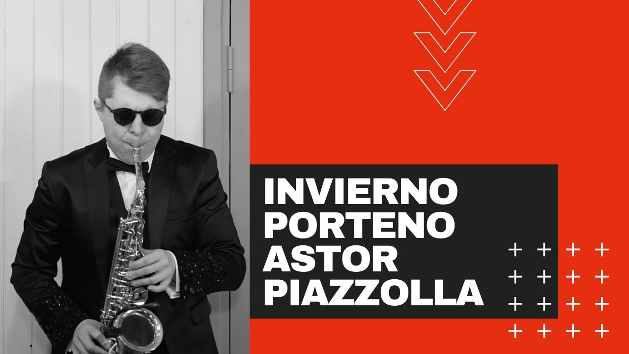 Astor Piazzolla - Invierno Porteno (Elizaveta Frolova piano & Nikita Frolov saxophone)