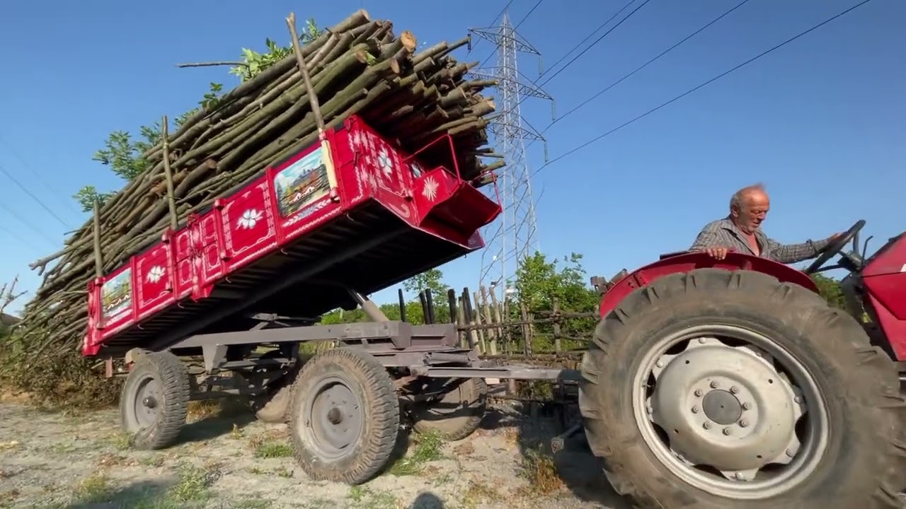 165 massey uvaz dalı römork boşaltma