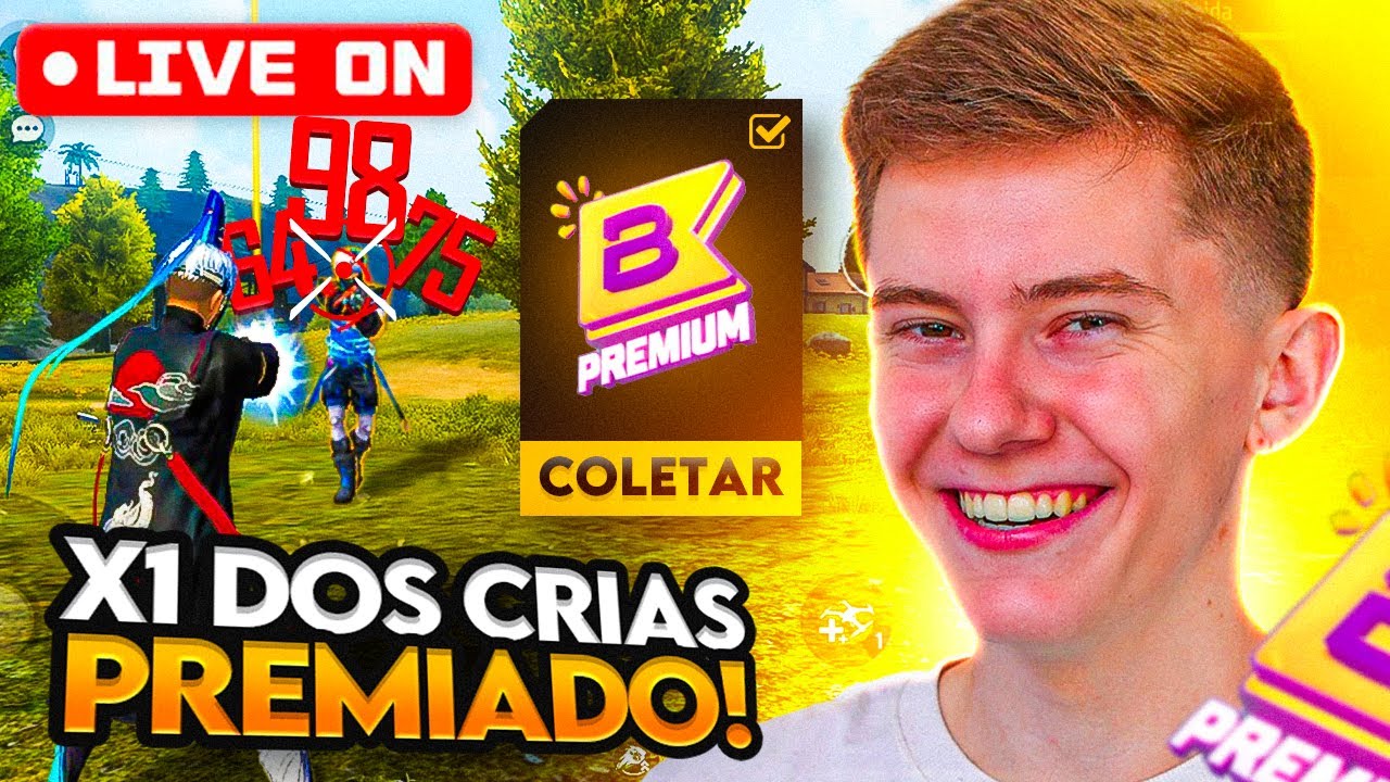 X1 DOS CRIAS PREMIADO AO VIVO 💎 REVELANDO E JOGANDO COM INSCRITOS 💎 FREE FIRE AO VIVO 💎