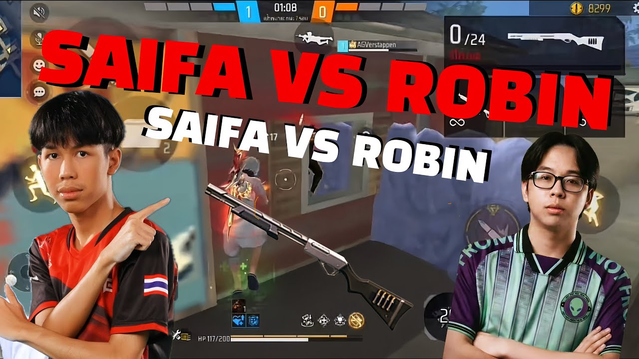 SAIFA VS ROBIN 7 ROUND (ย้อนหลังจากสตรีมพี่สายฟ้า)