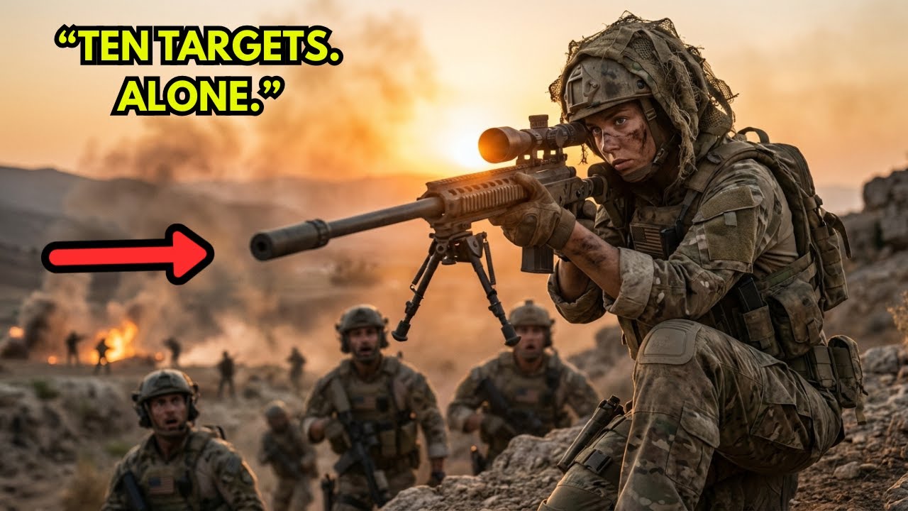 SEALs Had No Idea She Was a Sniper — Until She Dropped 10 Targets Solo in 18 Minutes