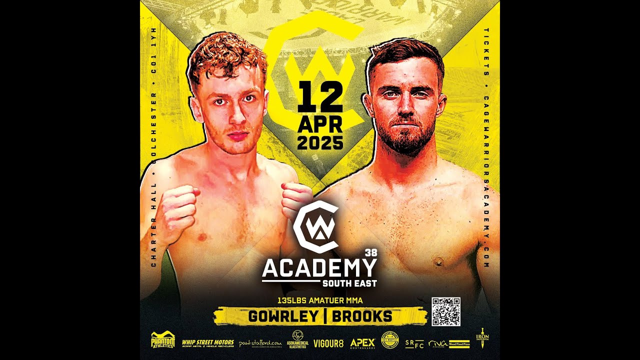 Joe Gowrley vs Albert Brooks - 135lbs Amateur MMA #CWSE38 12th April 2025