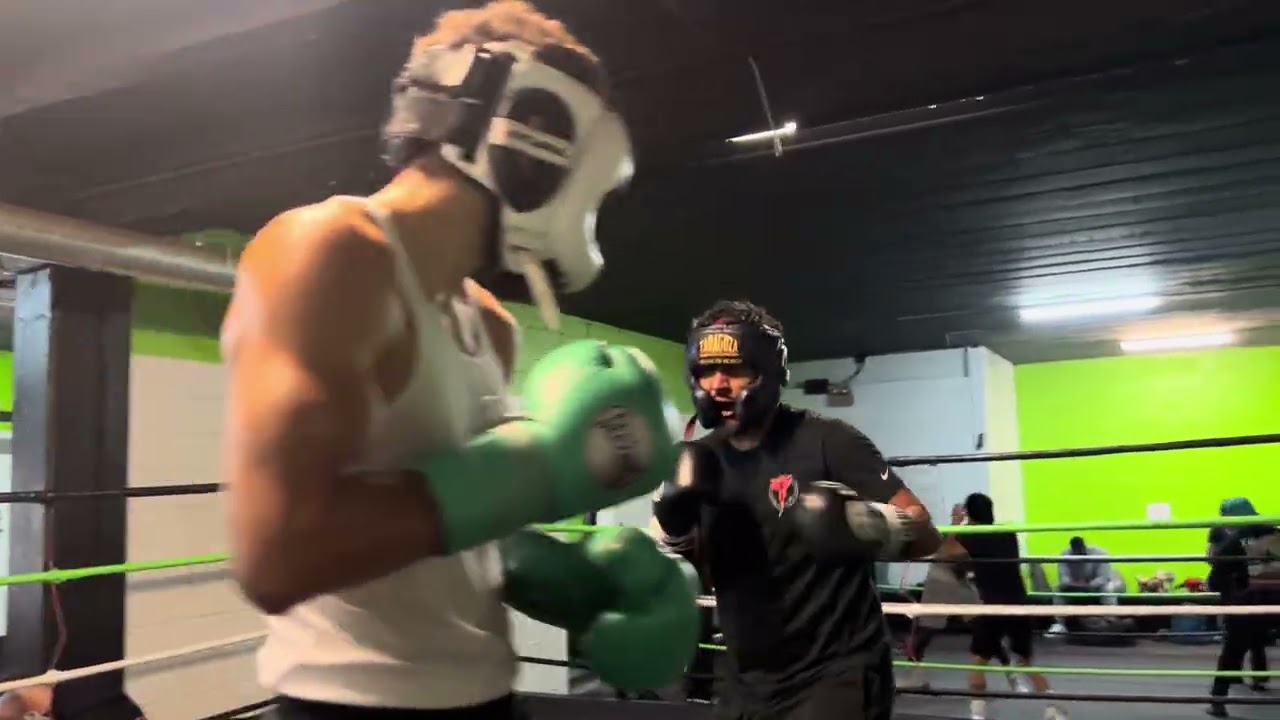 My first day back to the boxing gym