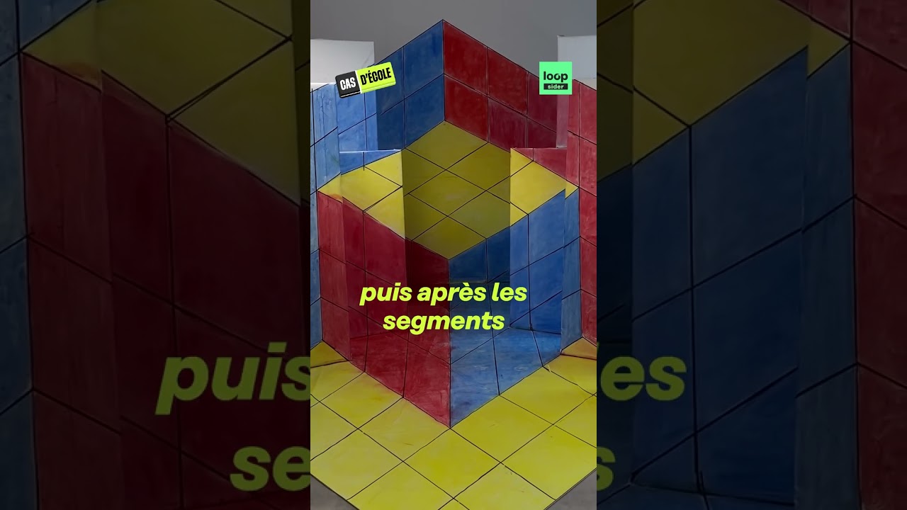 François Abélanet, artiste passionné par l'anamorphose allie arts et mathématiques