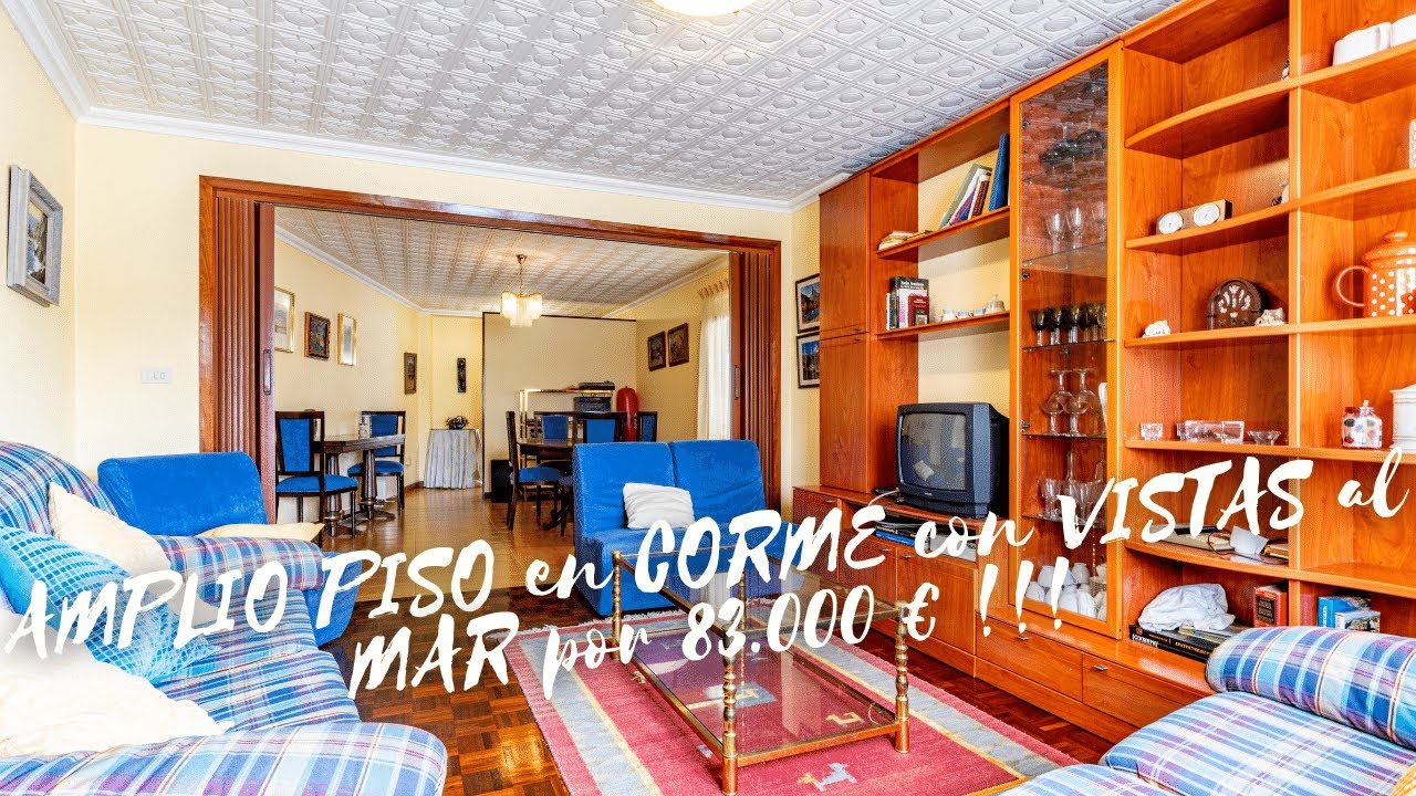 VENDIDO  😀  AMPILIO PISO en CORME (A CORUÑA-GALICIA) con VISTAS al MAR POR 83.000 € !!!!
