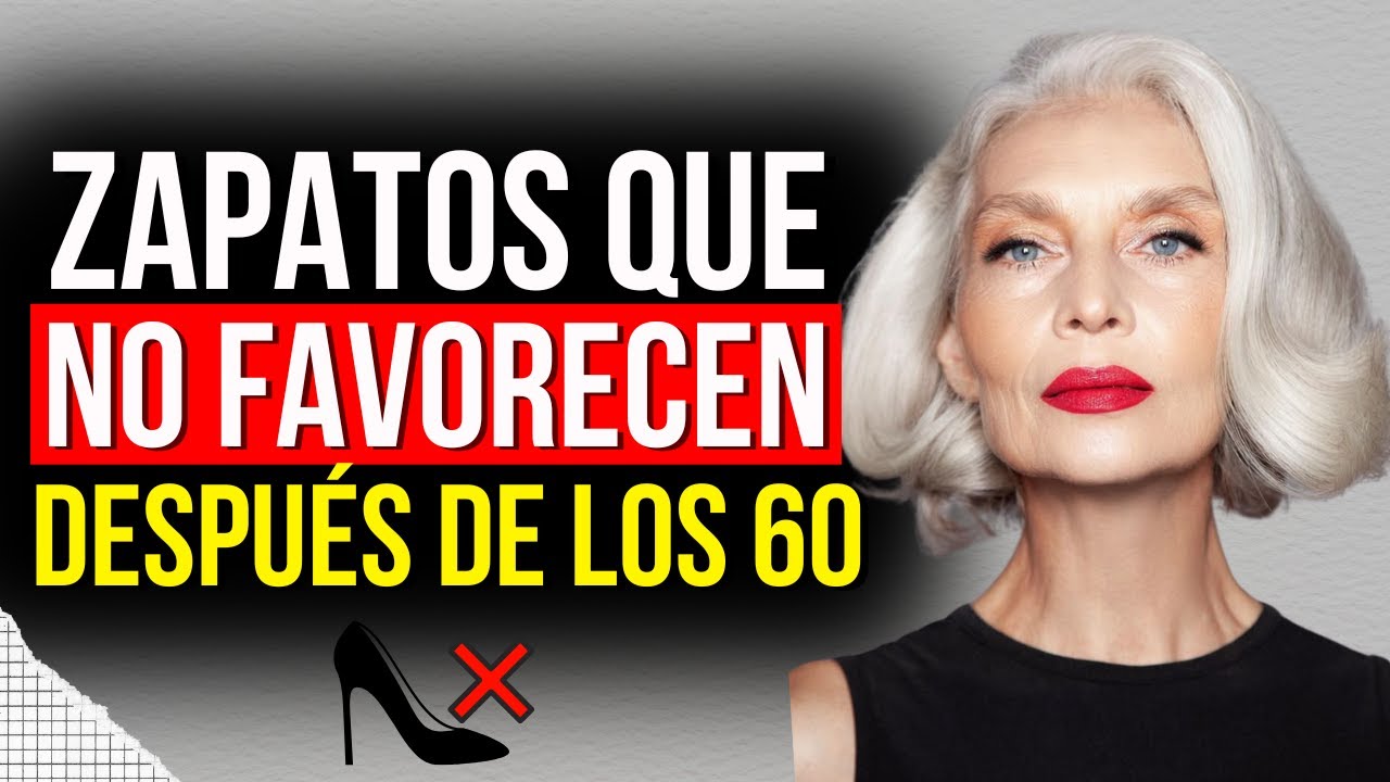 6 Zapatos que NO Debes Usar Despu&eacute;s de los 60