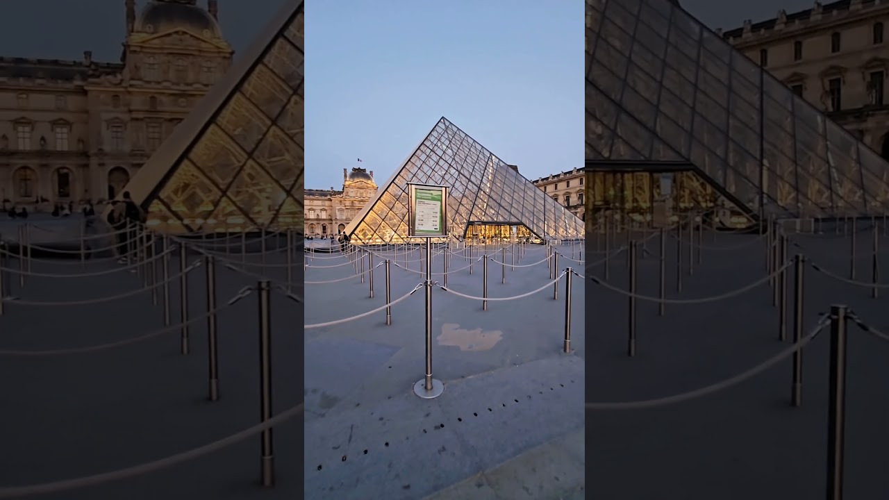 The Untold History of the Louvre Glass Pyramid #louvremuseum