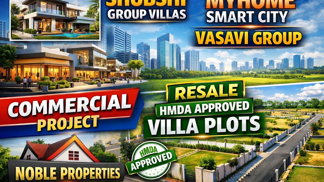 Villas Community Under-Construction opposite HMDA Approved VILLA PLOTS #hyderabadrealestate #growing