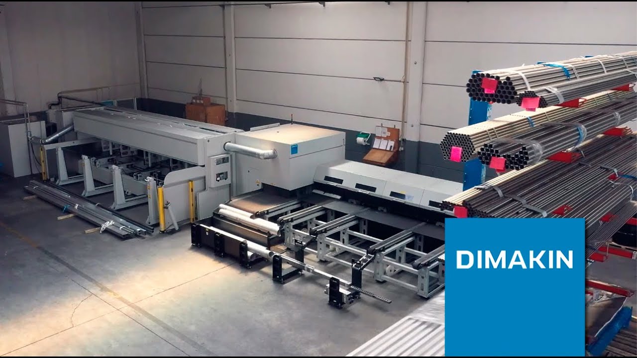 Máquina Corte Laser Tubo DIMAKIN Modelo HD-TC