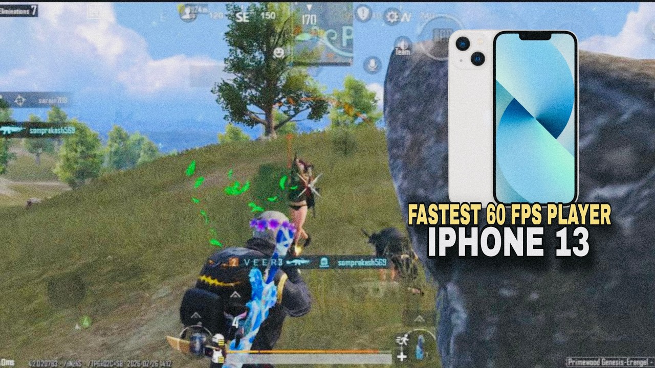 FASTEST 60 FPS PLAYER 🔱 IPHONE 13