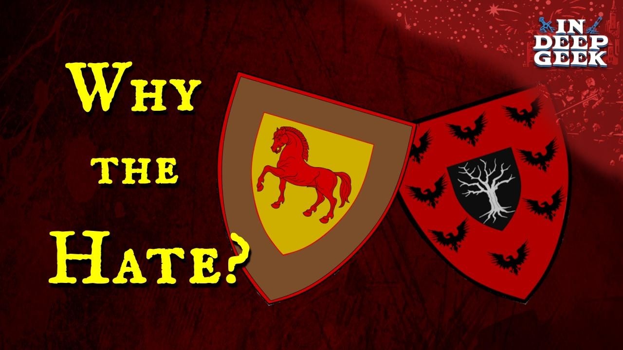 Why do the Brackens and Blackwoods hate each other?