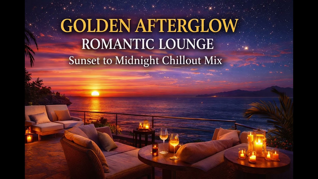 Golden Afterglow 🌅 Romantic Balearic Lounge | Sunset to Midnight Chillout Mix