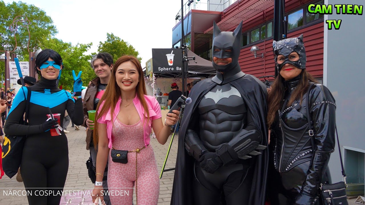 СЮРПРИЗ! ВСТРЕЧАЙТЕ ВСЮ СЕМЬЮ БЭТМЕНА В РЕАЛЬНОЙ ЖИЗНИ - NÄRCON COSPLAYFESTIVAL LINKÖPING