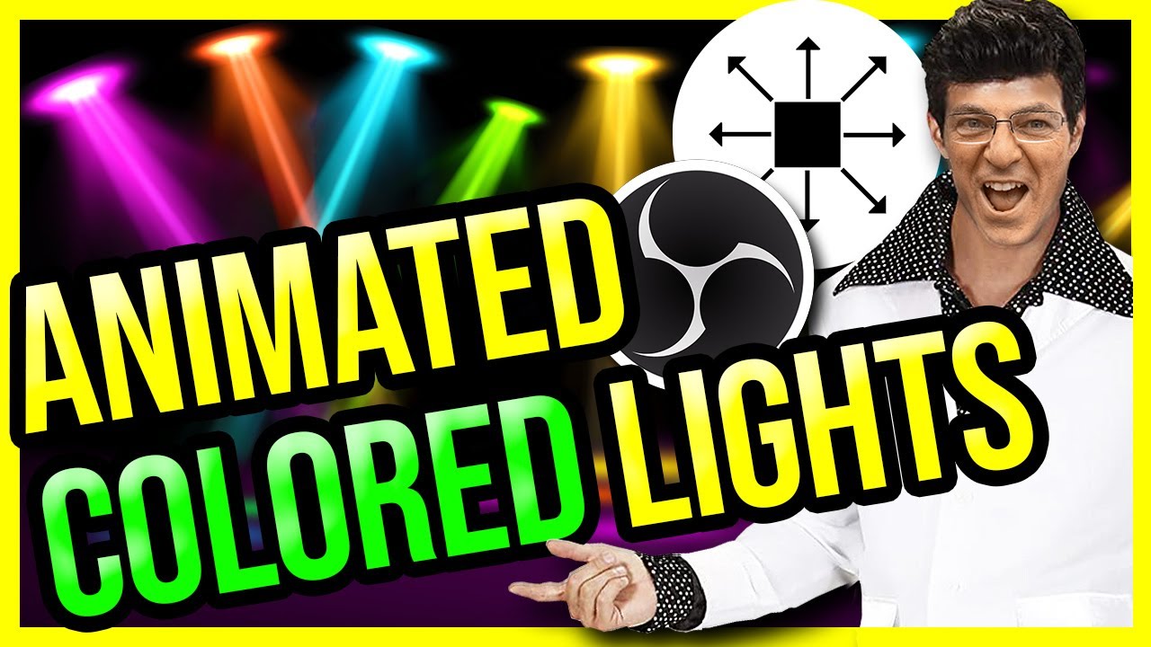 OBS Studio Special Effects - Stage Lighting Dances To Music