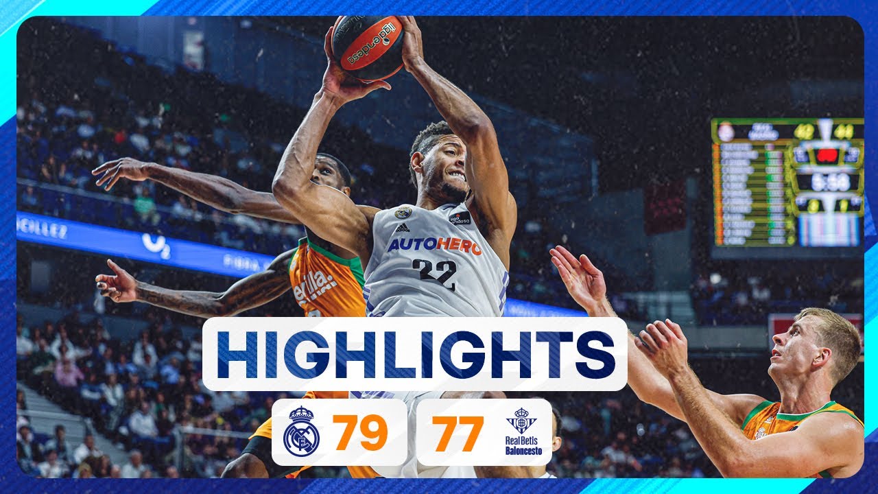 Real Madrid 79-77 Real Betis | Liga Endesa