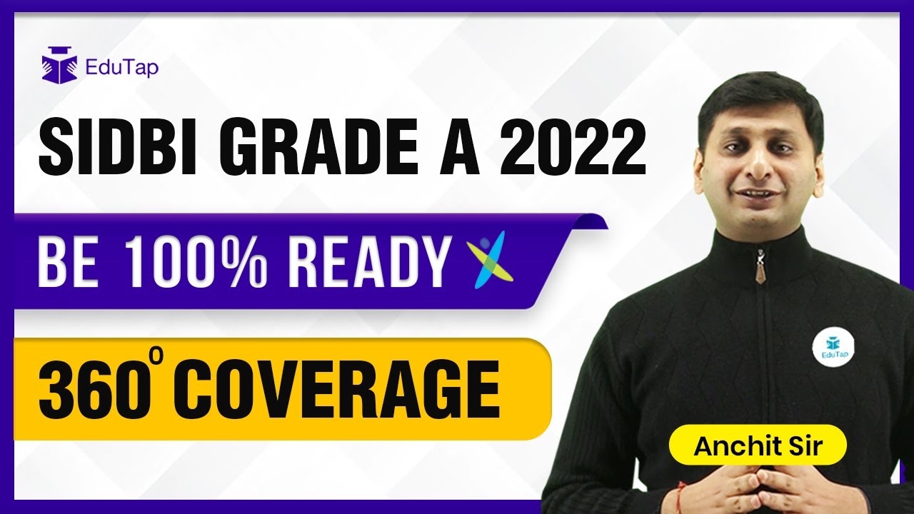 SIDBI Grade A 2022 Course | SIDBI Preparation Strategy & Best Study Material | SIDBI Recruitment