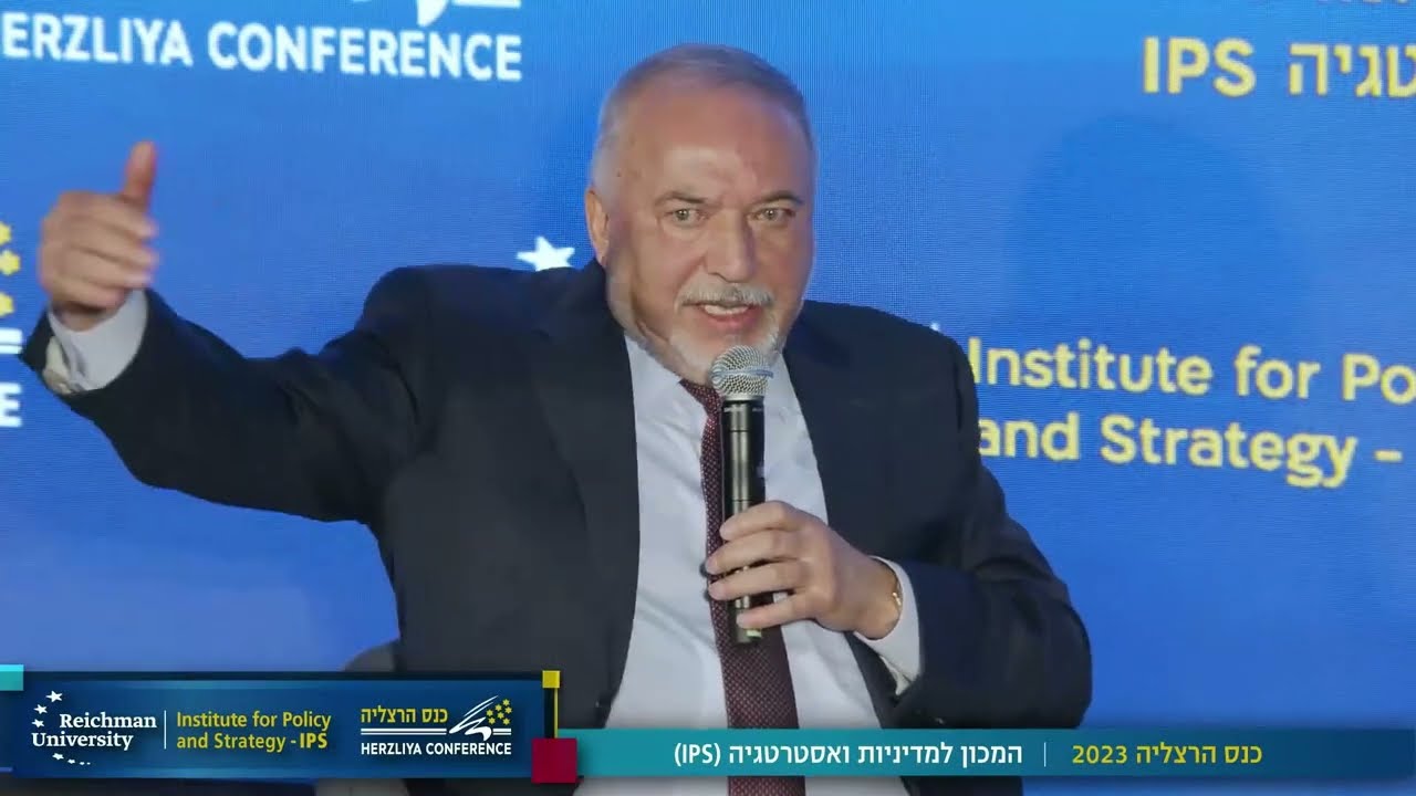 Head of Yisrael Beiteinu Party Address MK Avigdor Lieberman
