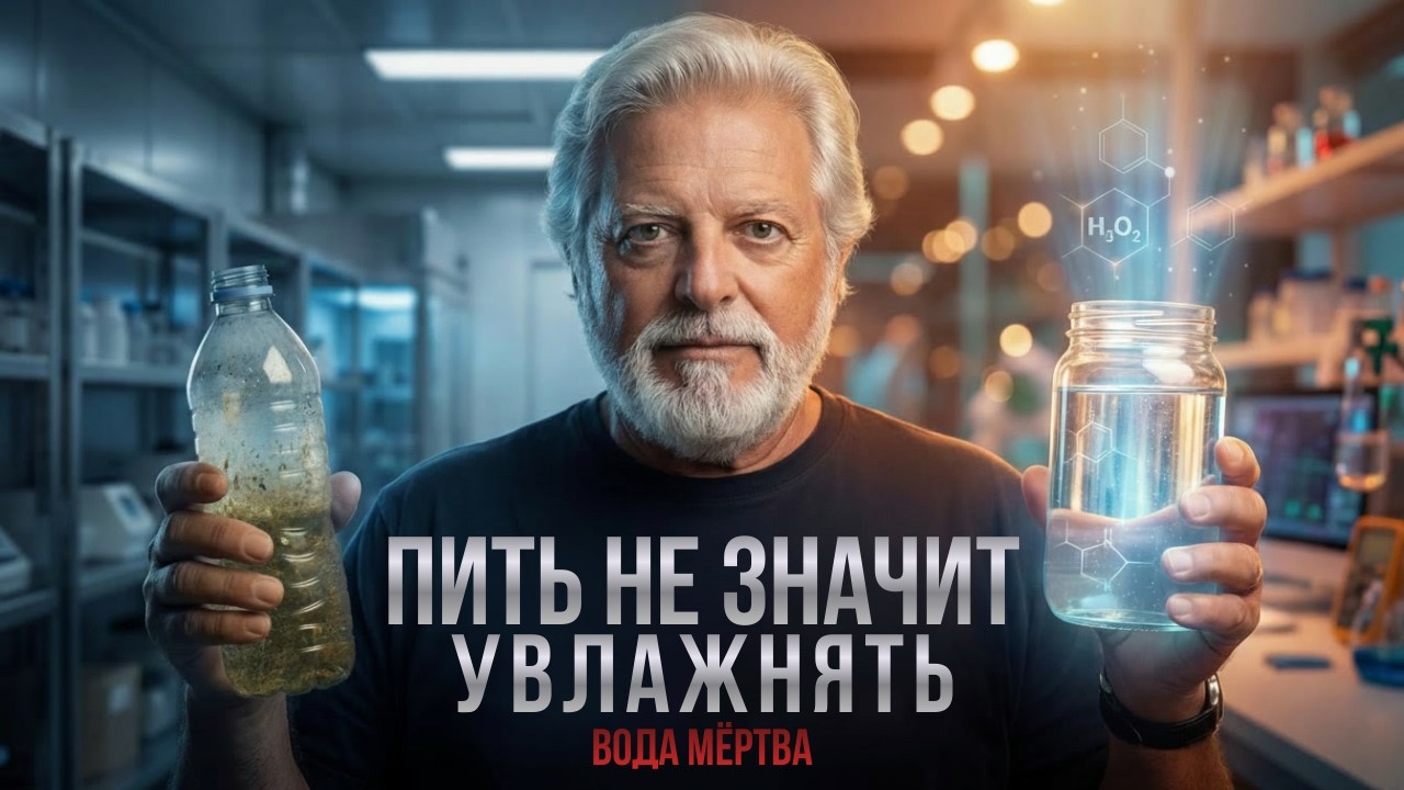 Почему питье воды НЕ увлажняет вас: ошибка, которая вас истощает. Исправьте это
