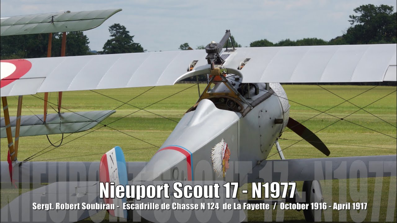 Nieuport Scout 17 - Escadrille Lafayette 1916-17 - Shuttleworth Military Pageant 2019