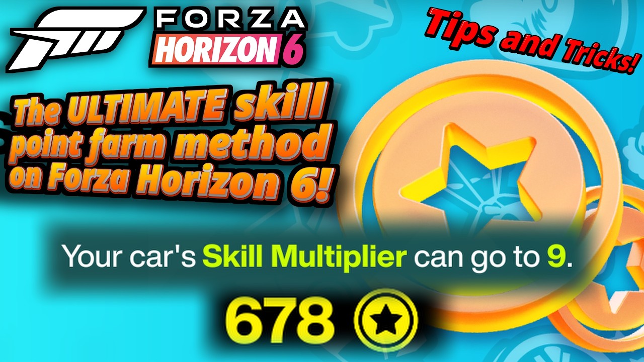 The ULTIMATE skill point farm method on Forza Horizon 6!