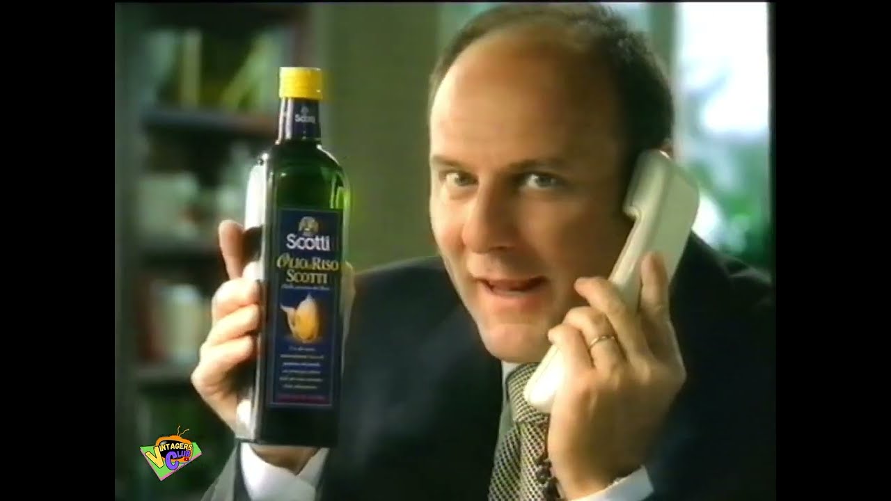 🌾Olio di riso Scotti +- bumper La7 - con Gerry Scotti (2001)