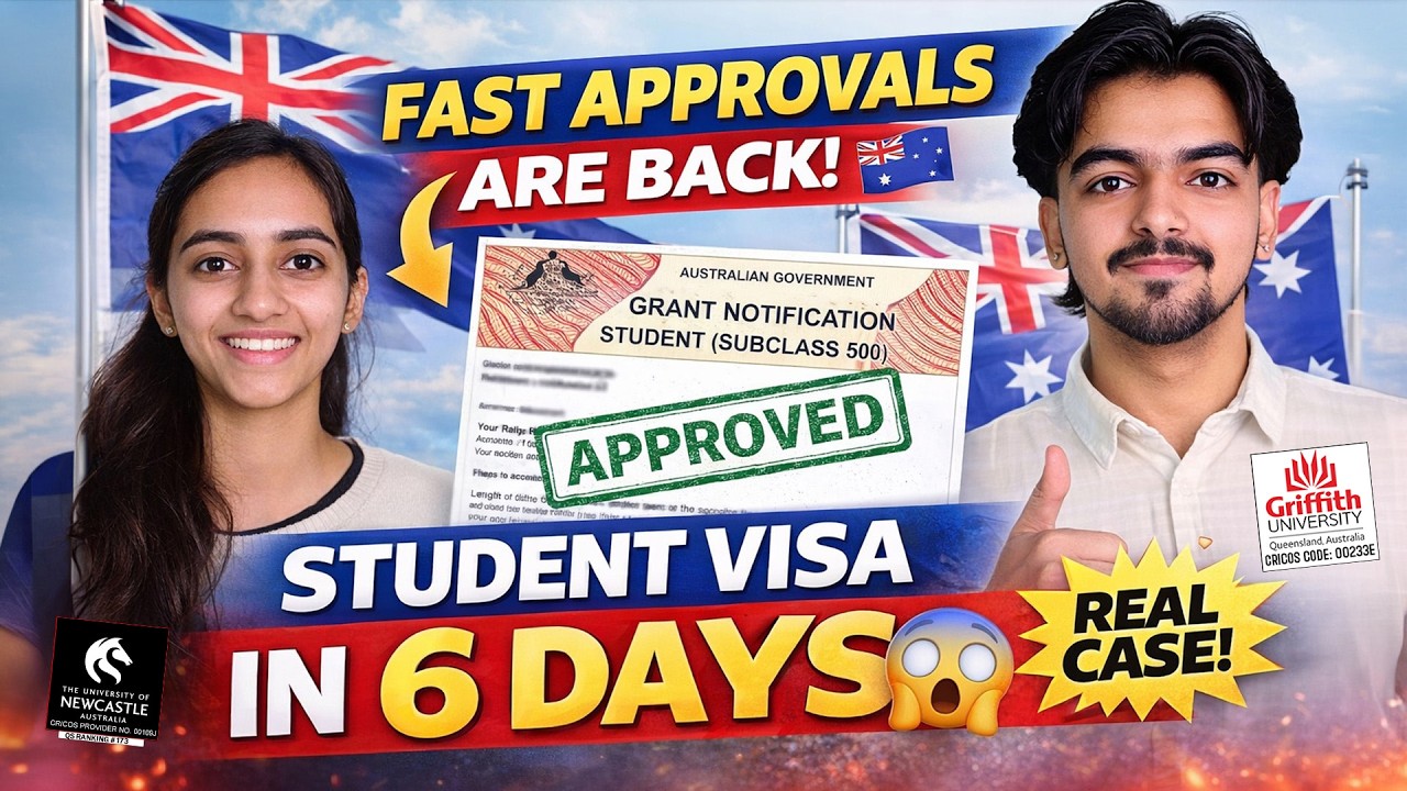 FAST APPROVALS ARE BACK! 🇦🇺  STUDENT VISA IN 6 DAYS 😱  REAL CASE!
