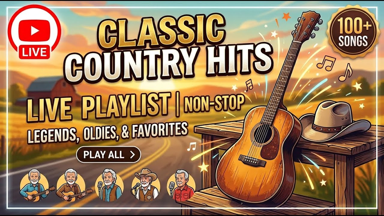 Hank Williams, Patsy Cline, Johnny Cash, Merle Haggard Old Country Songs Ever