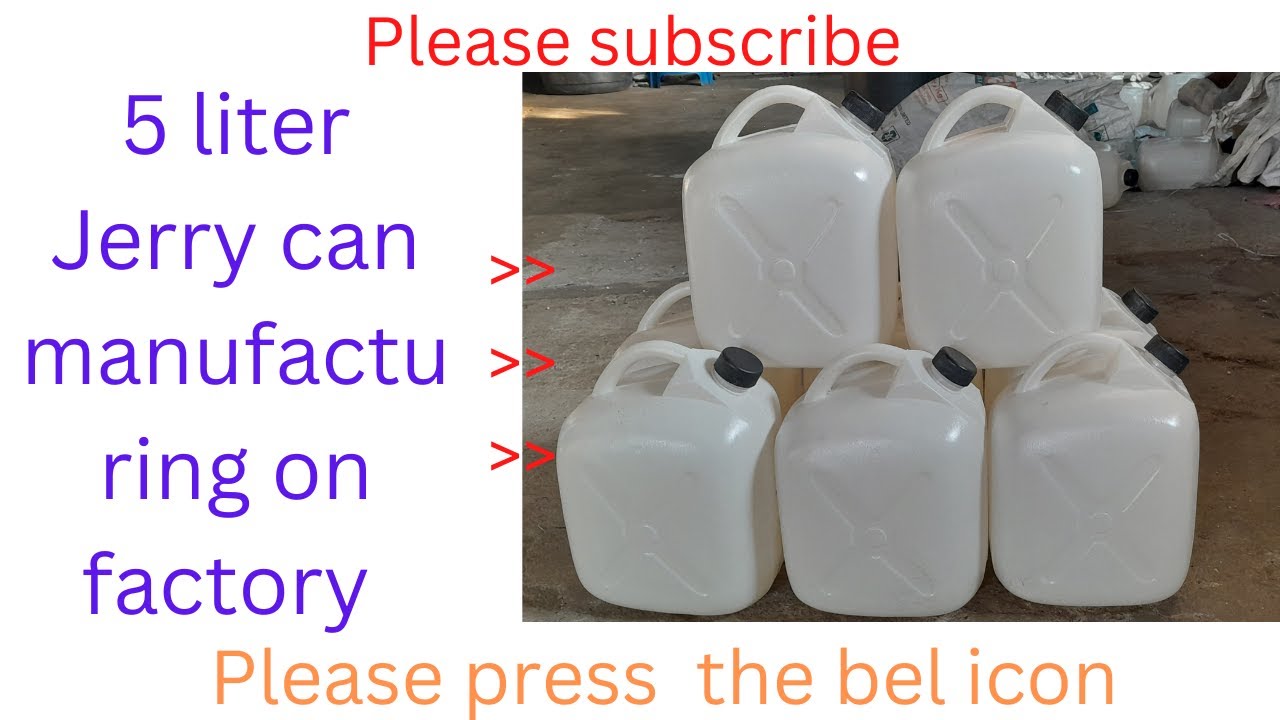 5 liter Jerry can manufacturing on factory