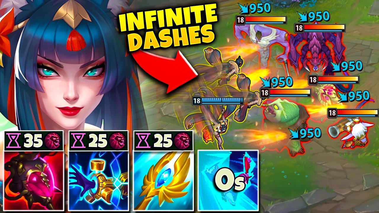 Ahri with infinite dashes is the craziest thing you'll see today...