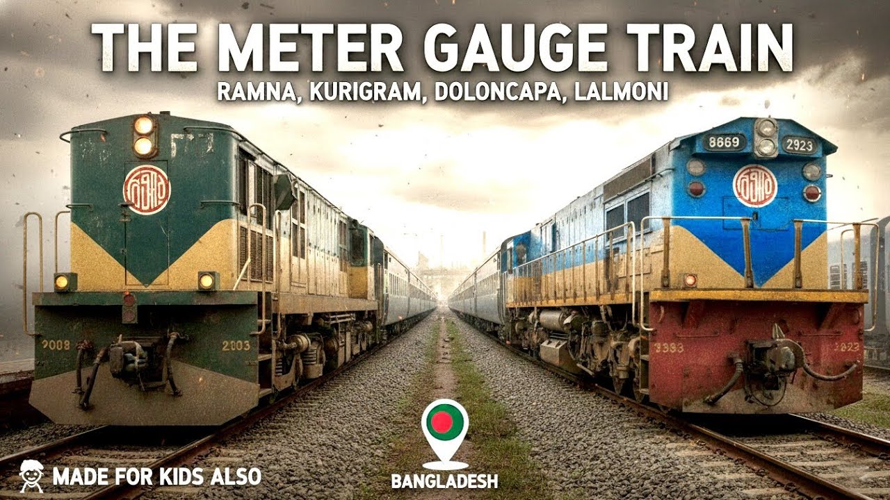 Meter Gauge trains of Bangladesh railway মিটারগেজ ট্রেন 