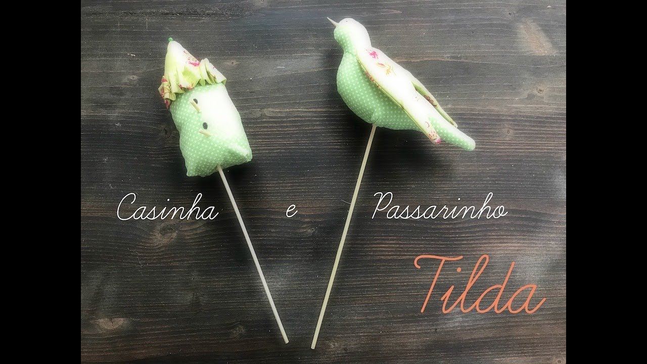 DIY - Casa de Passarinho e Passarinho Tilda