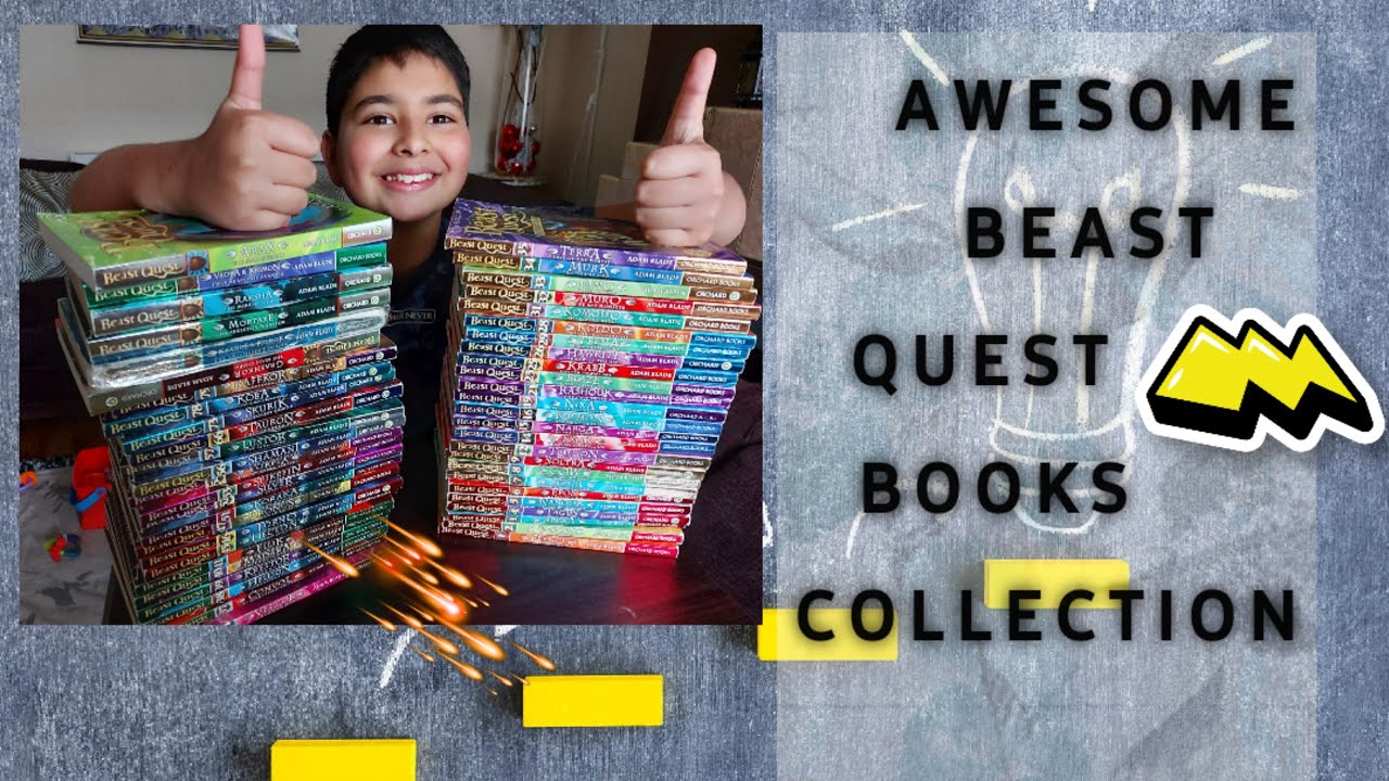 BEAST QUEST BOOKS COLLECTION |MY HOBBY|BOOKWORM 🤗
