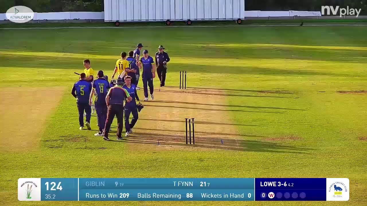 Flitwick CC 1st XI vs Reed 1st XI