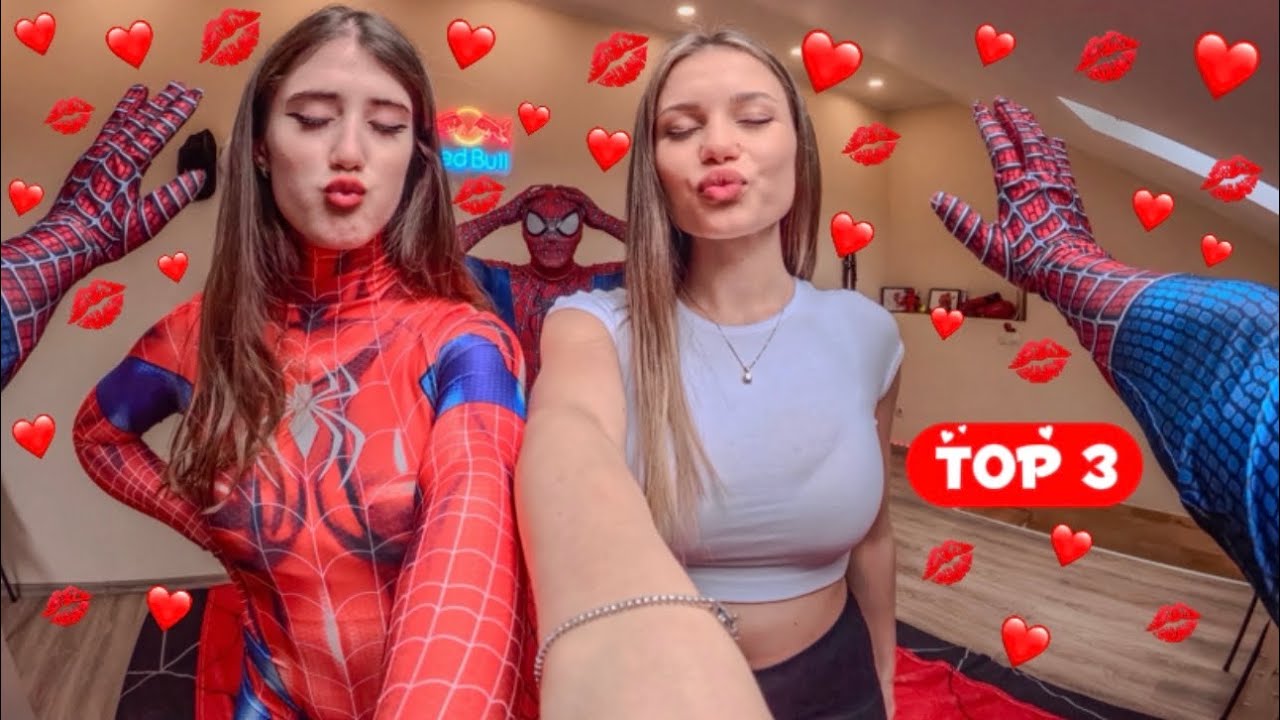 BEST TOP 3 TEAM SPIDER-MAN VS CRAZY NEIGHBOR GIRLS (Love Parkour POV)