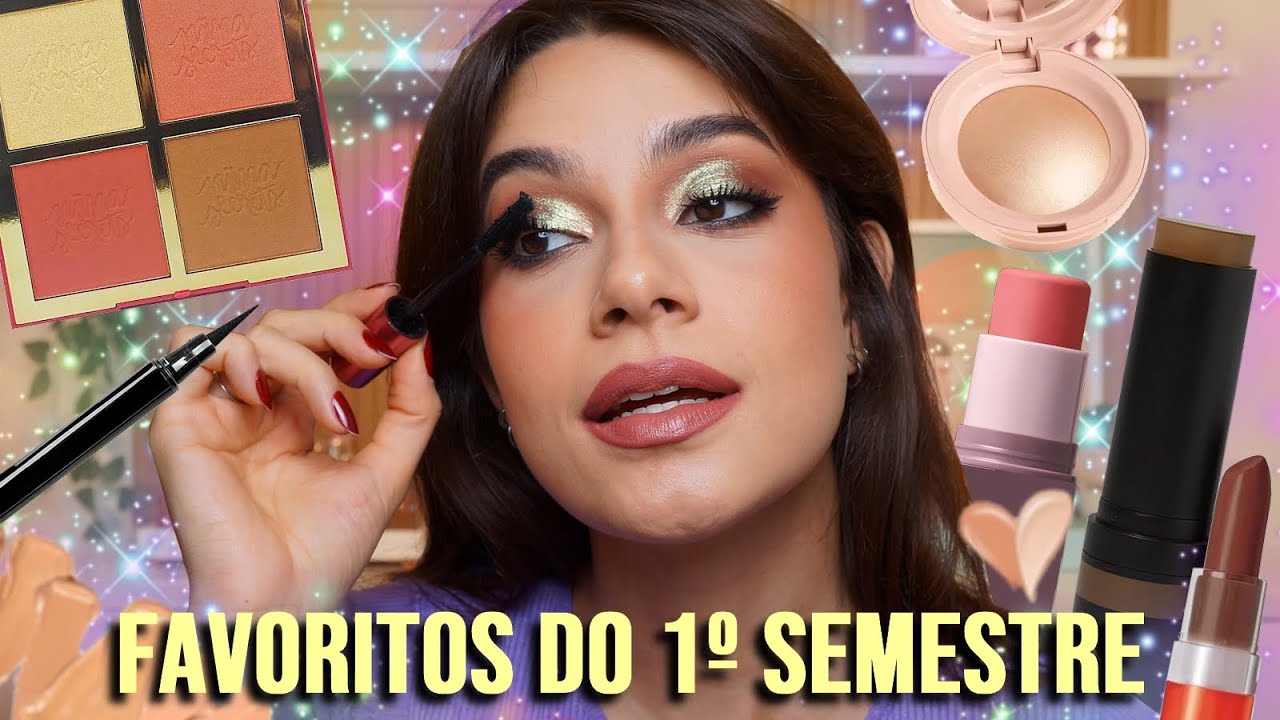 MINHAS MAQUIAGENS FAVORITAS do 1º SEMESTRE de 2024 ✨