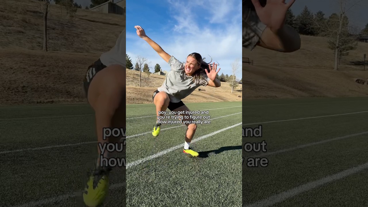 When you get injured and you&rsquo;re trying to find out how injured you really are #soccerplayer #athlete