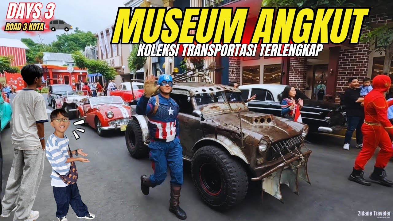Museum AngKut || KoLeksi Transportasi tErlengkap & RoadShow Superhero & Drift Car !! Days 3