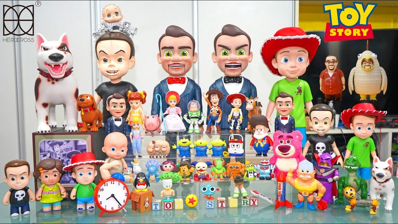 🤠🚀🦖🧸🧑‍🚀 MINHA COLEÇÃO DE TOY STORY HEROCROSS 🐷🐴🤖👽⏰️ WOODY BUZZ REX JESSIE REX HAMM @herocross4970