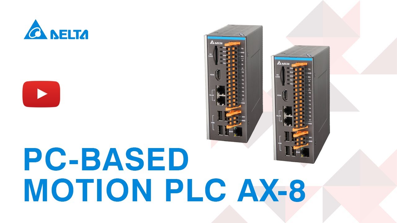 Delta PC-Based Host Motion Controller AX-8 Series: Simplifying Complex Motion Control with Precision